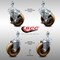 Service Caster 4 Inch SS High Temp Phenolic Swivel 12mm Threaded Stem Caster Brakes, 2PK SCC-SSTS20S414-PHSHT-M1215-2-TLB-2 - alternate 4